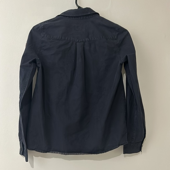 APC long sleeve button up navy blue shirt - Picture 4 of 4